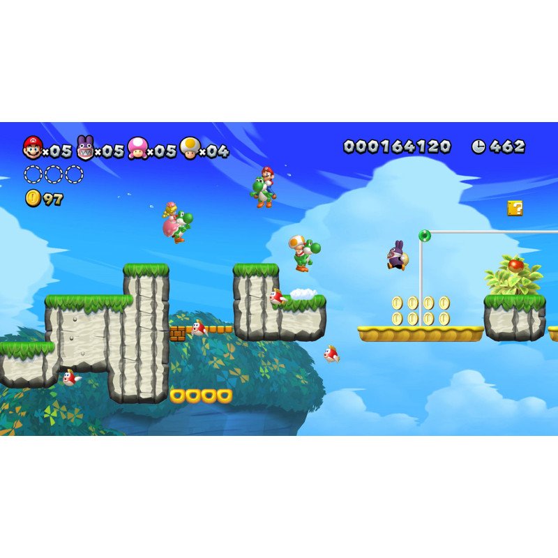 Nintendo New Super Mario Bros. U Deluxe, Switch De lujo Inglés, Español Nintendo Switch