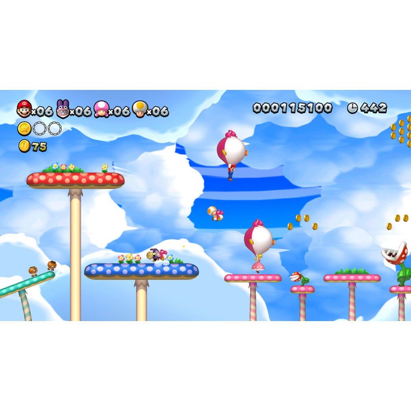 Nintendo New Super Mario Bros. U Deluxe, Switch De lujo Inglés, Español Nintendo Switch