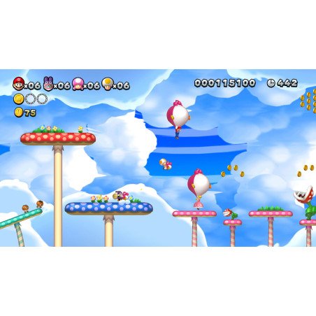 Nintendo New Super Mario Bros. U Deluxe, Switch De lujo Inglés, Español Nintendo Switch
