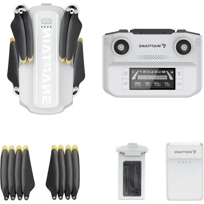 Snaptain - P30 Pro 4K Camera GPS Drone and Remote Controller - Gray