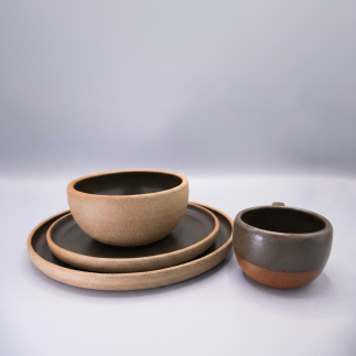 Vajilla Individual 4 Piezas | Cerámica Amazónica Atasim