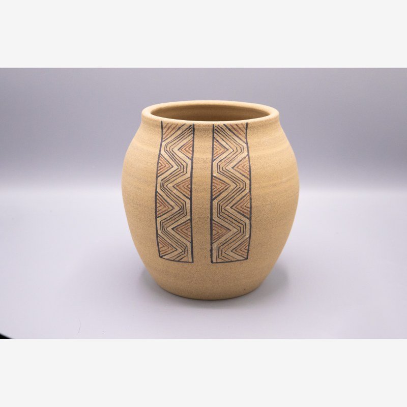 Jarrón Zigzag Ancestral