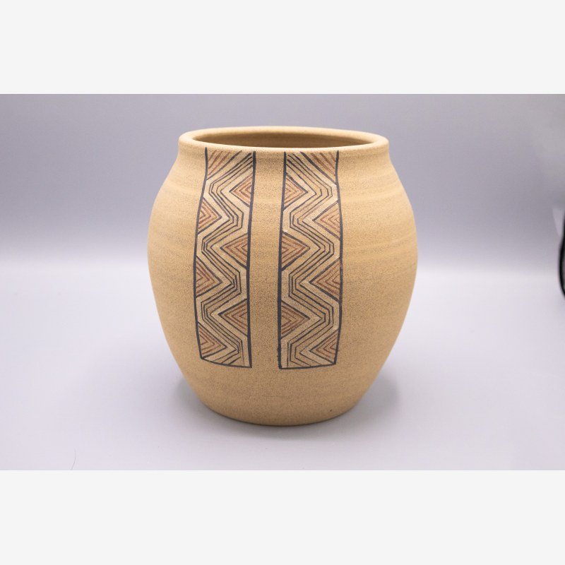Jarrón Zigzag Ancestral