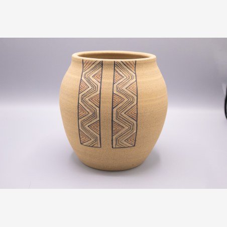 Jarrón Zigzag Ancestral
