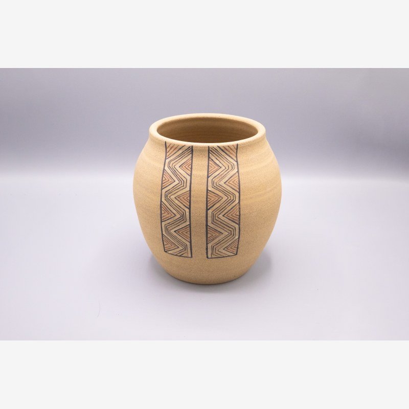 Jarrón Zigzag Ancestral