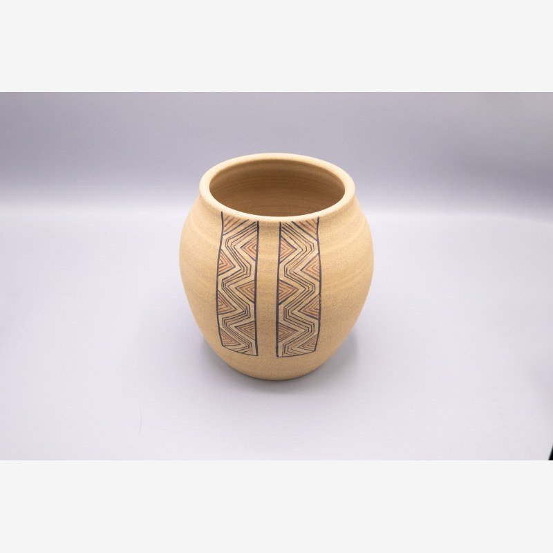 Jarrón Zigzag Ancestral
